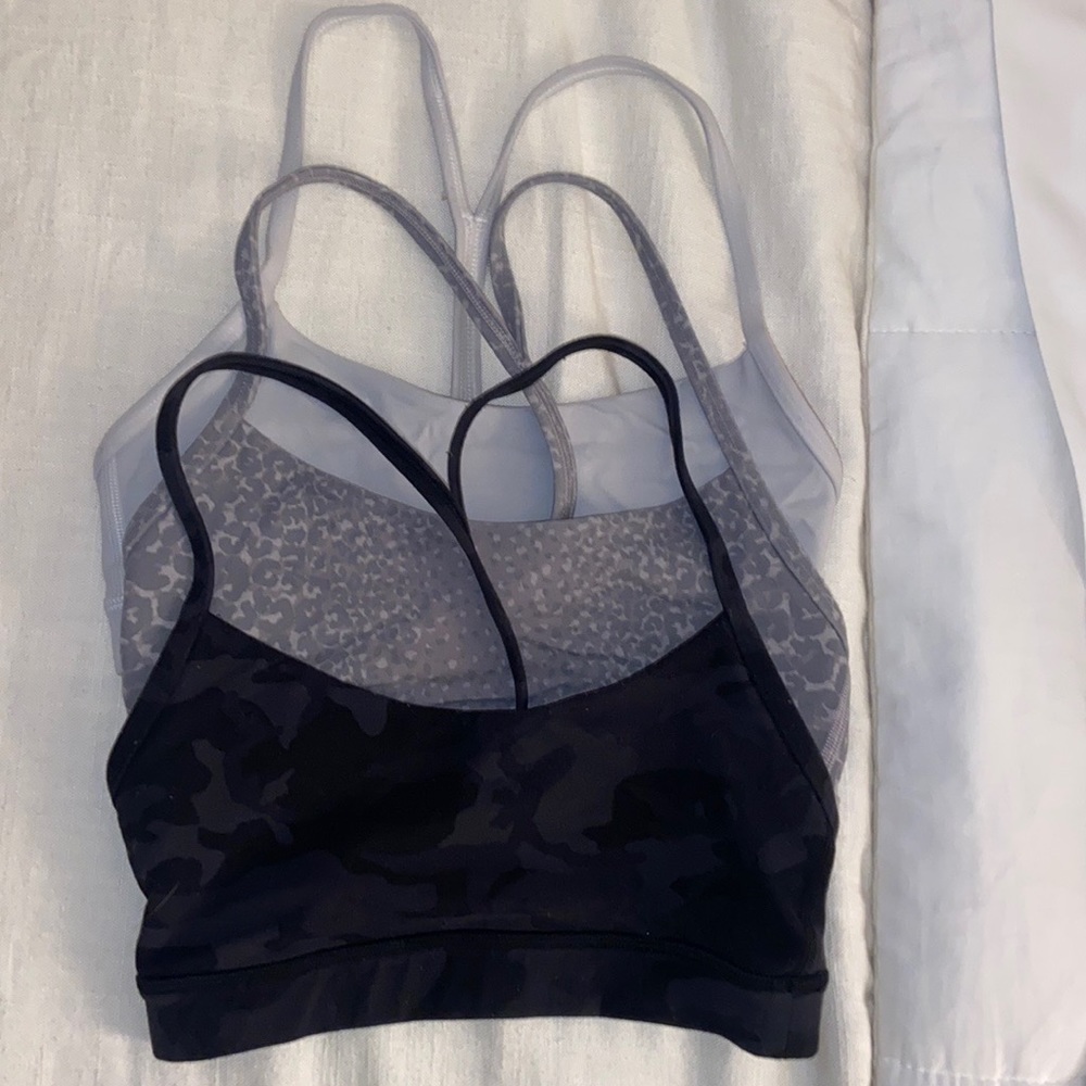 Set of 3 lululemon Flow Y Bras